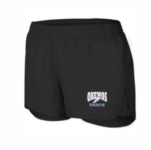 Okemos Track & Field Black Short- Girls
