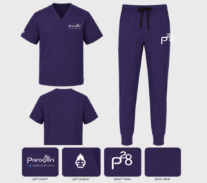 Paragon 28 Purple Scrub Set- WOMENS