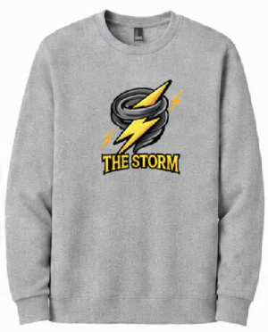 Storm Lacrosse Crewneck Sweatshirt- Grey