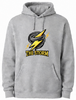 Storm Lacrosse Hooded Sweatshirt- Grey